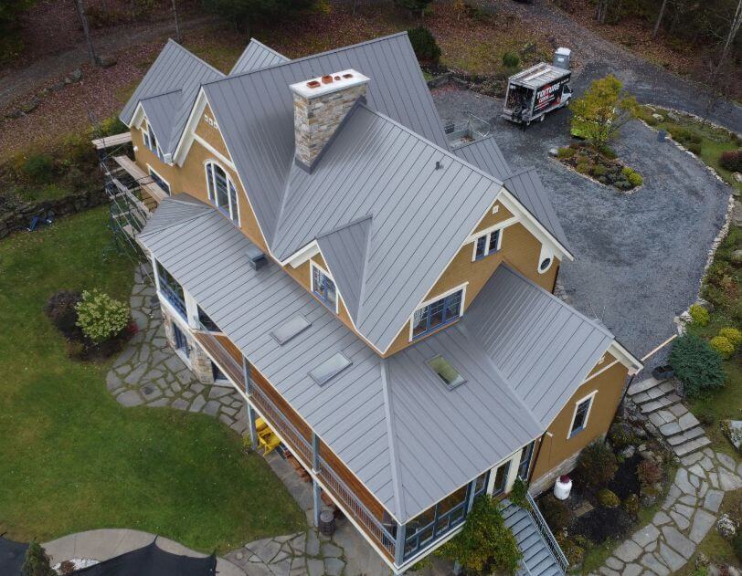 toiture métallique région des Laurentides
